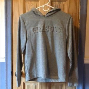 5 below pullover with a hoodie